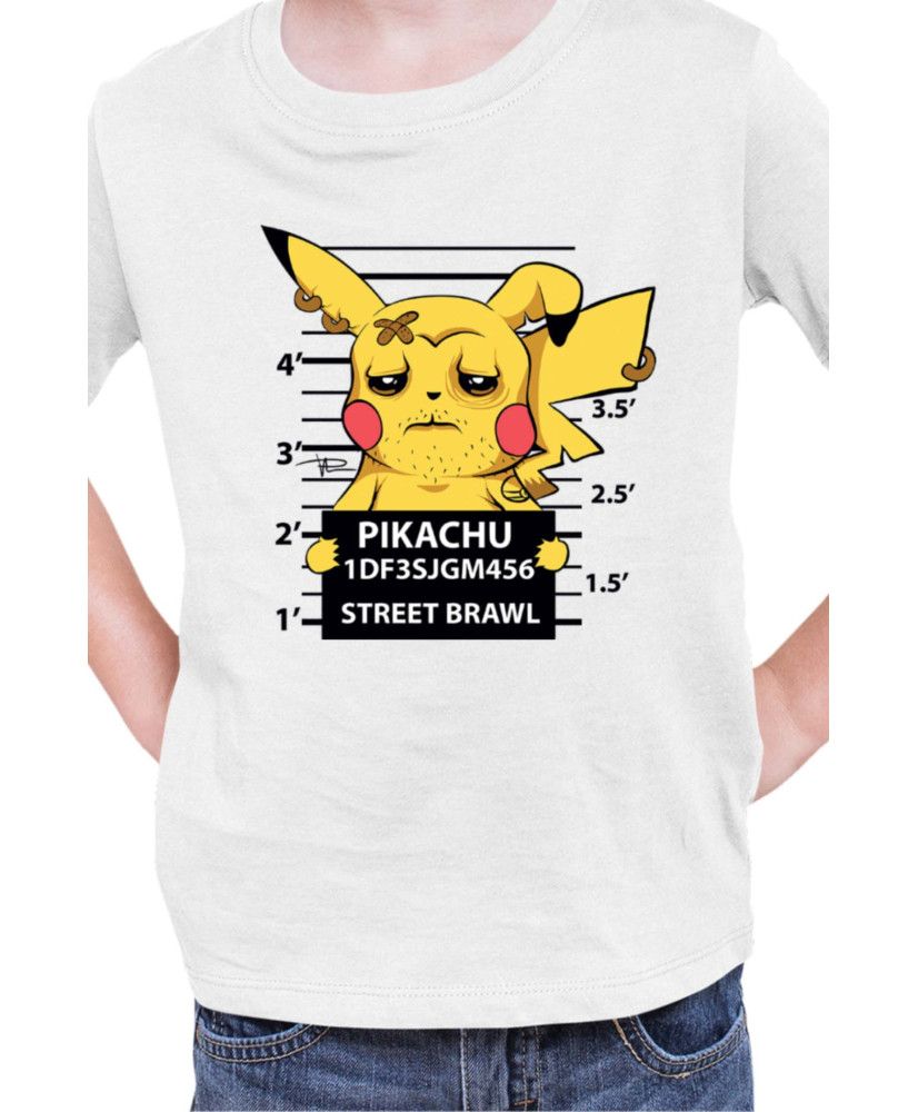 Детска Тениска Japan Manga Anime Comics Pokemon Pikachu Wanted