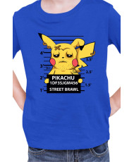 Детска Тениска Japan Manga Anime Comics Pokemon Pikachu Wanted
