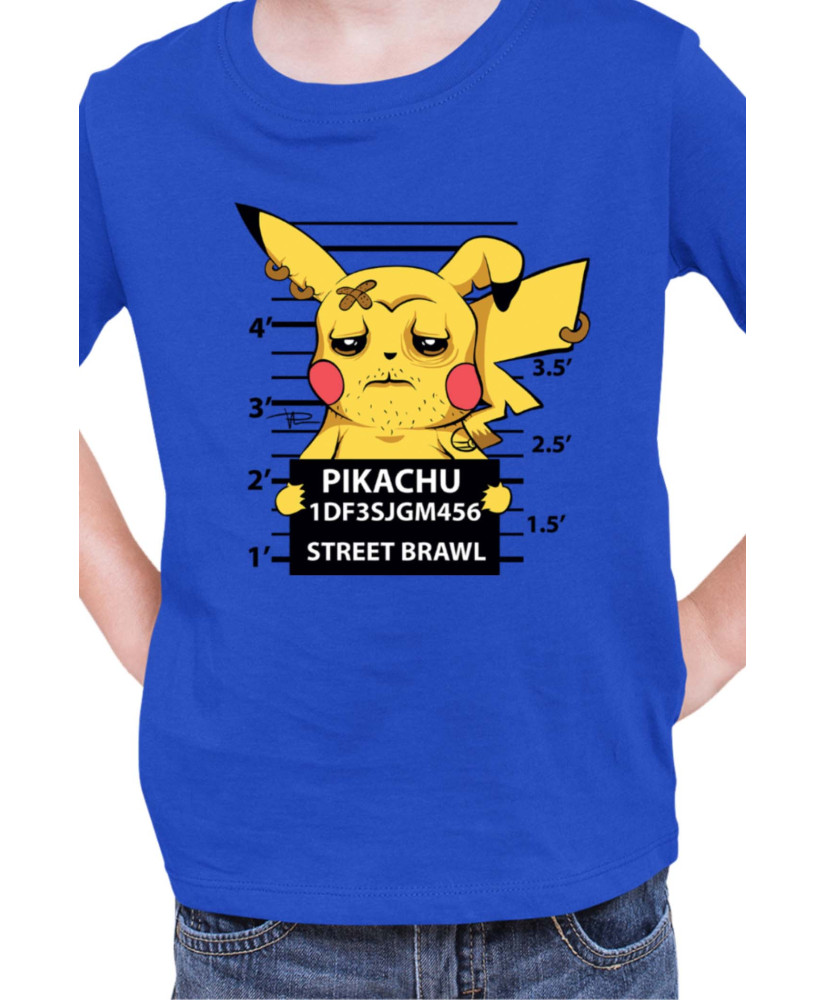 Детска Тениска Japan Manga Anime Comics Pokemon Pikachu Wanted