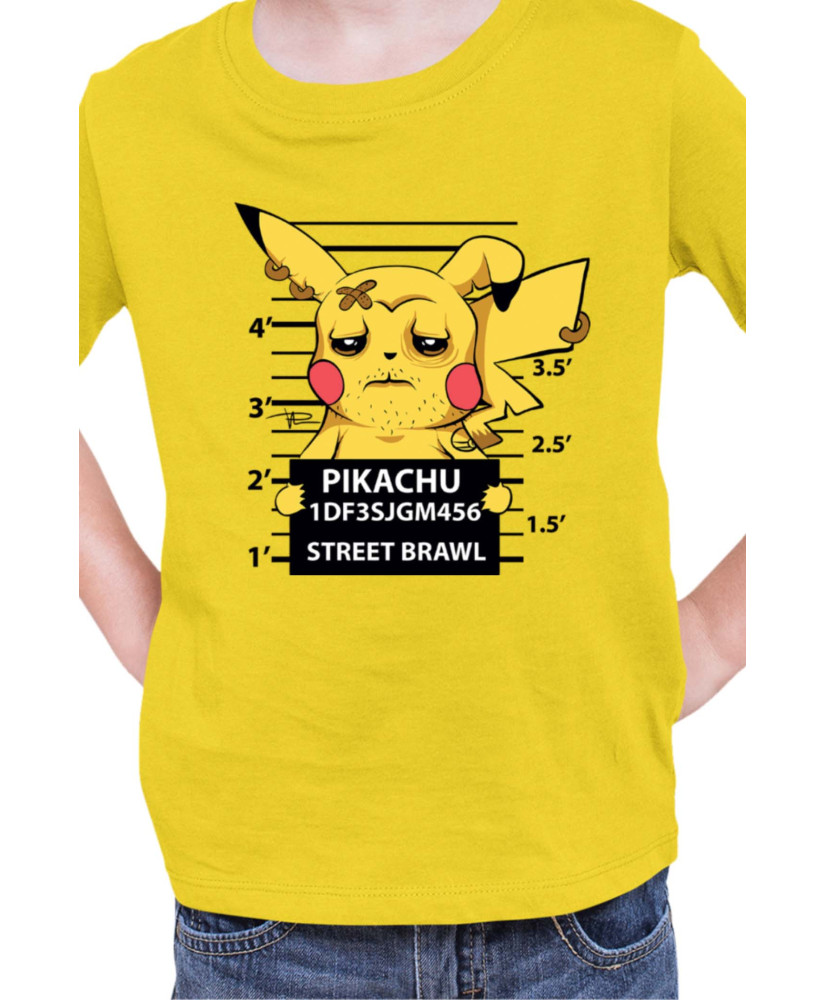 Детска Тениска Japan Manga Anime Comics Pokemon Pikachu Wanted