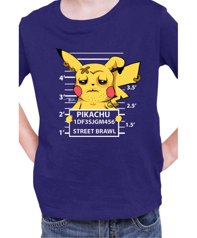Детска Тениска Japan Manga Anime Comics Pokemon Pikachu Wanted