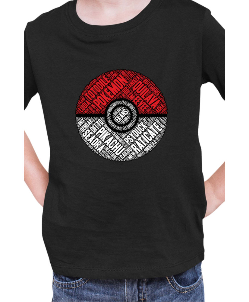 Детска Тениска Japan Manga Anime Comics Pokemon Pokeball