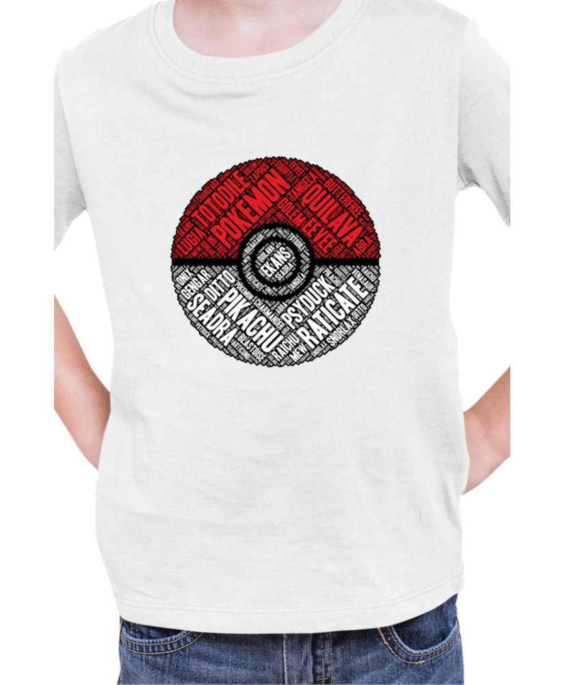 Детска Тениска Japan Manga Anime Comics Pokemon Pokeball