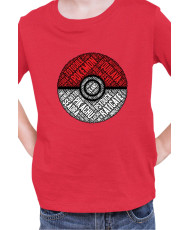 Детска Тениска Japan Manga Anime Comics Pokemon Pokeball