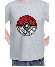 Детска Тениска Japan Manga Anime Comics Pokemon Pokeball