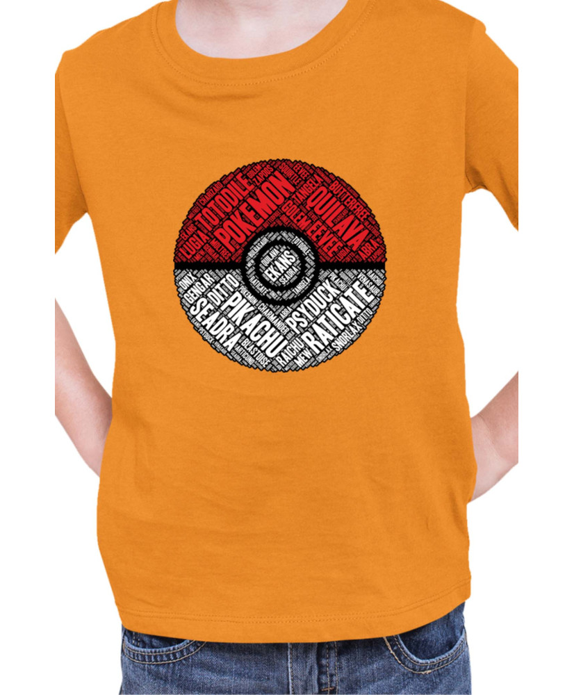 Детска Тениска Japan Manga Anime Comics Pokemon Pokeball