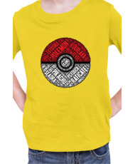 Детска Тениска Japan Manga Anime Comics Pokemon Pokeball