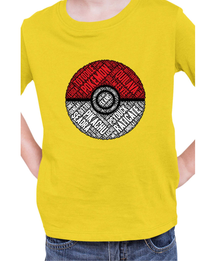Детска Тениска Japan Manga Anime Comics Pokemon Pokeball