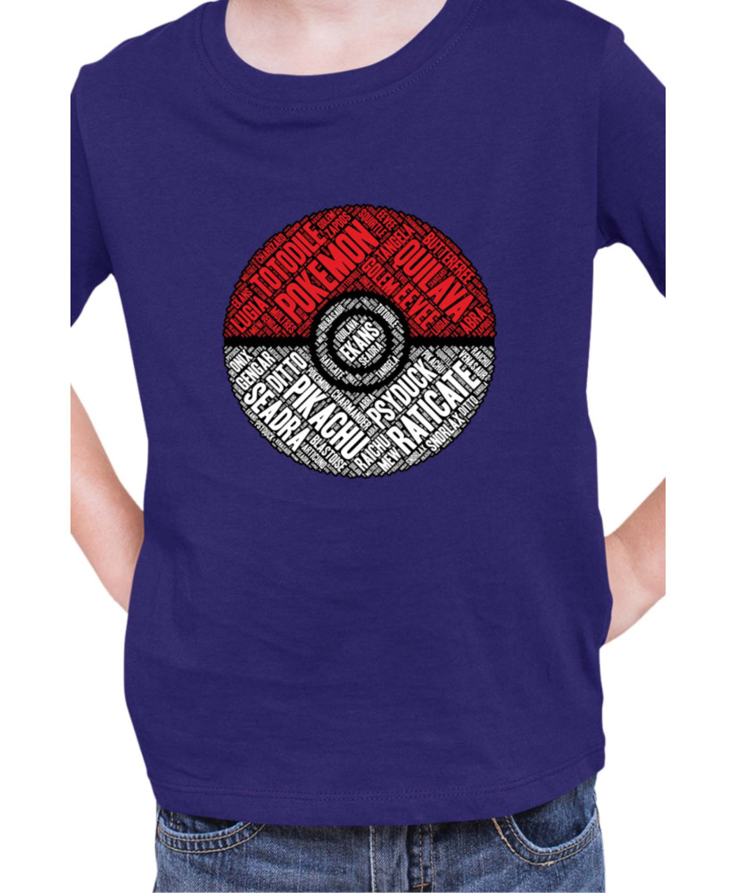 Детска Тениска Japan Manga Anime Comics Pokemon Pokeball