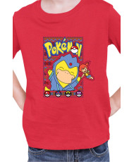 Детска Тениска Japan Manga Anime Comics Pokemon Psyduck