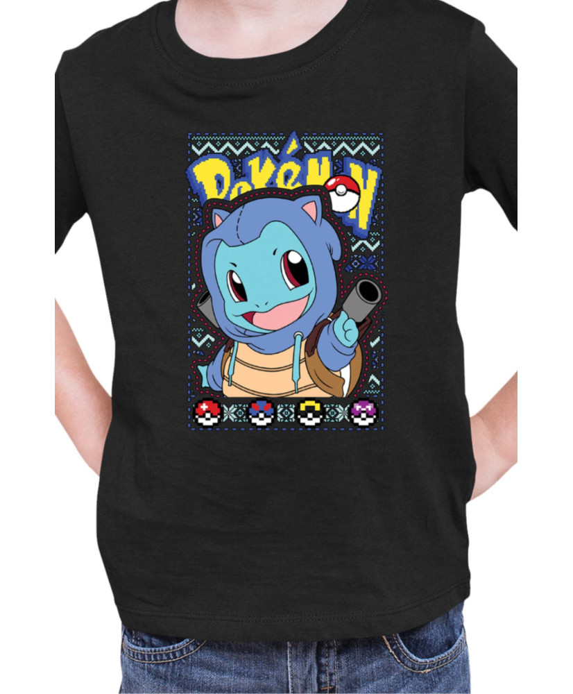 Детска Тениска Japan Manga Anime Comics Pokemon Squirtle 02