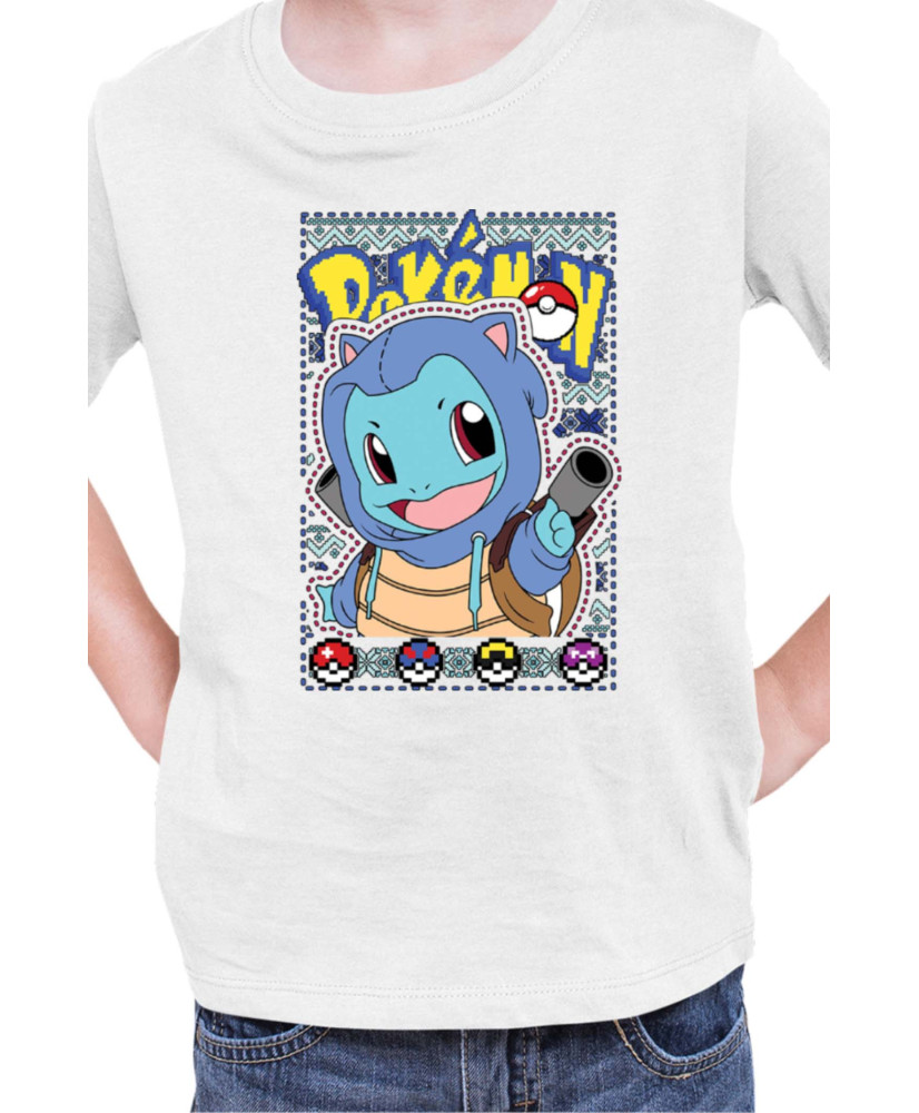 Детска Тениска Japan Manga Anime Comics Pokemon Squirtle 02