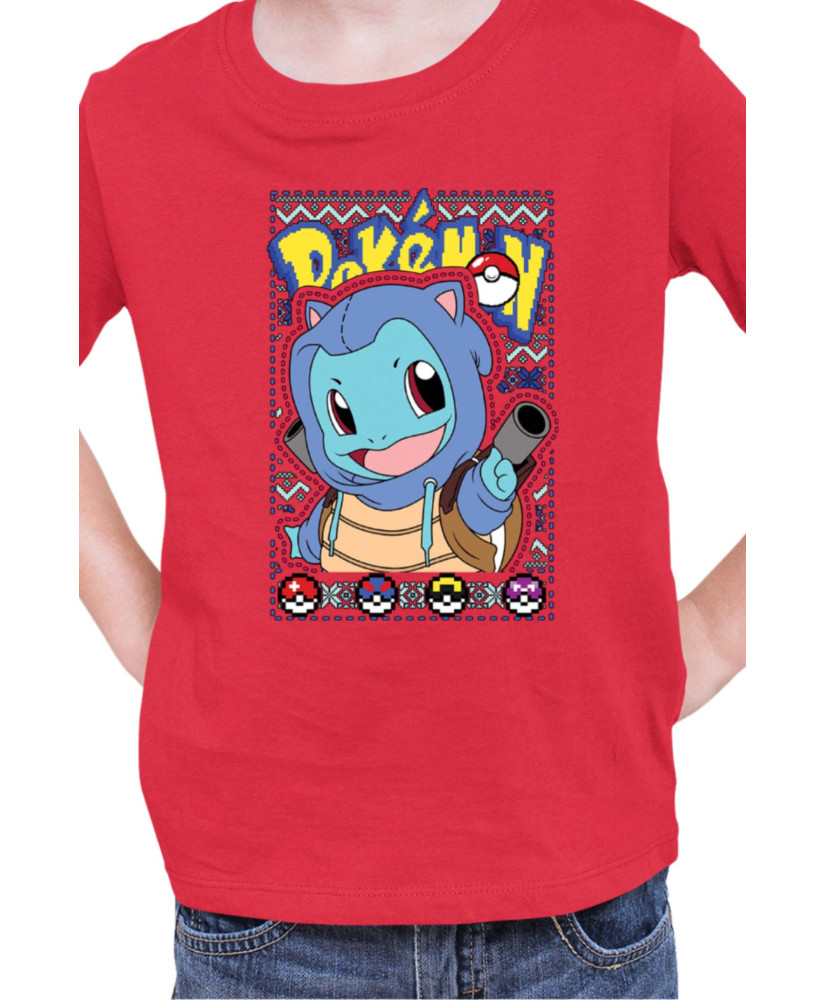 Детска Тениска Japan Manga Anime Comics Pokemon Squirtle 02