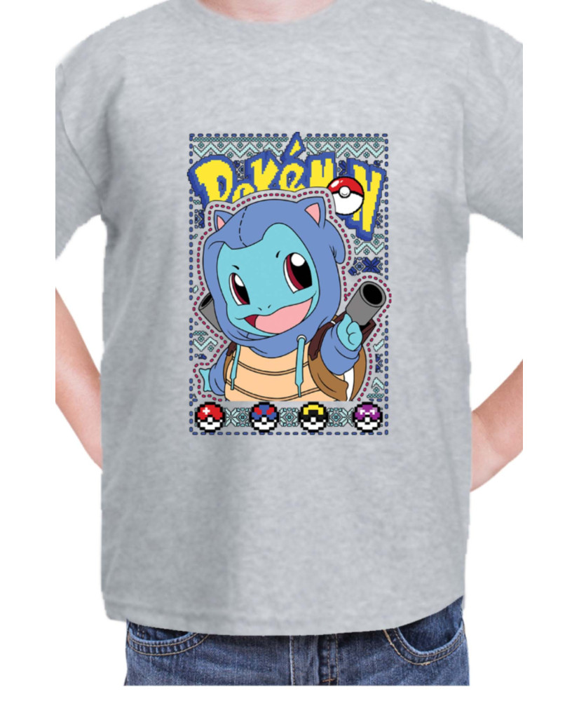 Детска Тениска Japan Manga Anime Comics Pokemon Squirtle 02