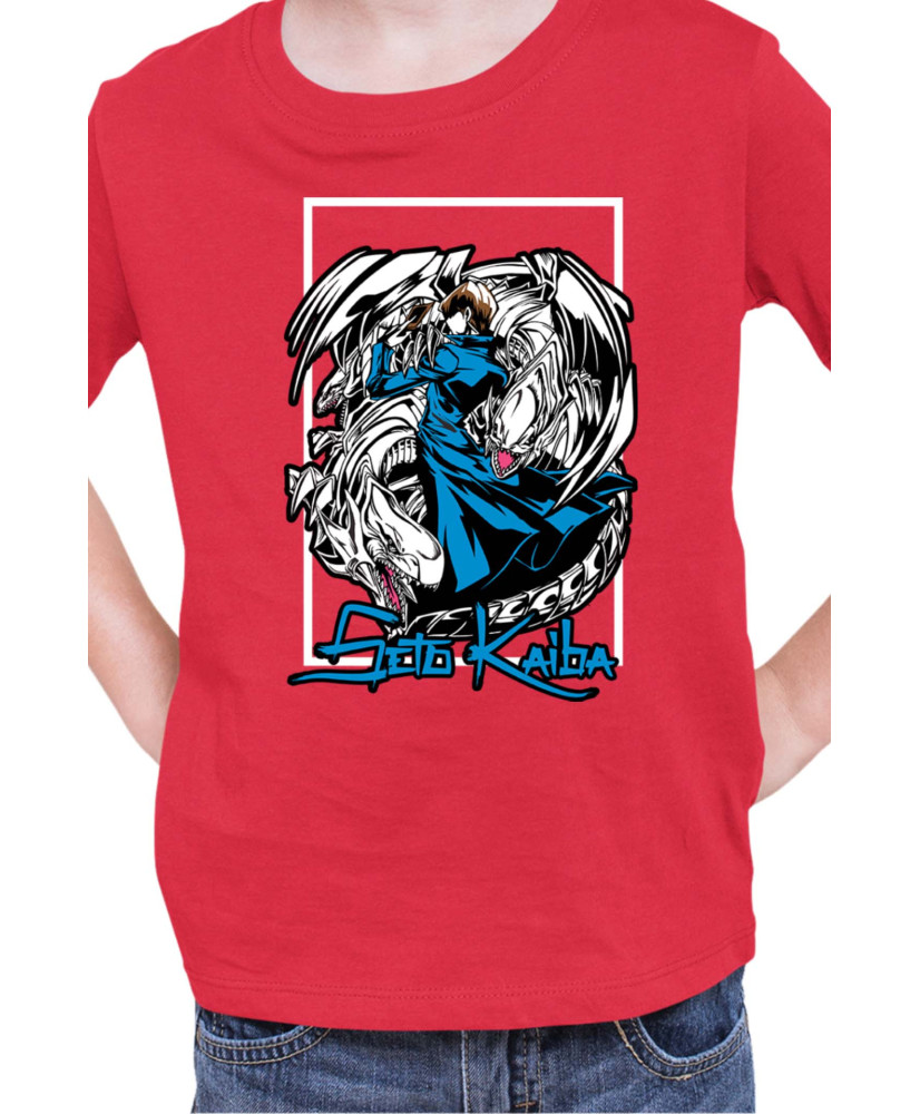 Детска Тениска Japan Manga Anime Comics Yu Gi Oh Seto Kaiba