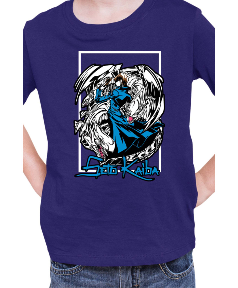 Детска Тениска Japan Manga Anime Comics Yu Gi Oh Seto Kaiba