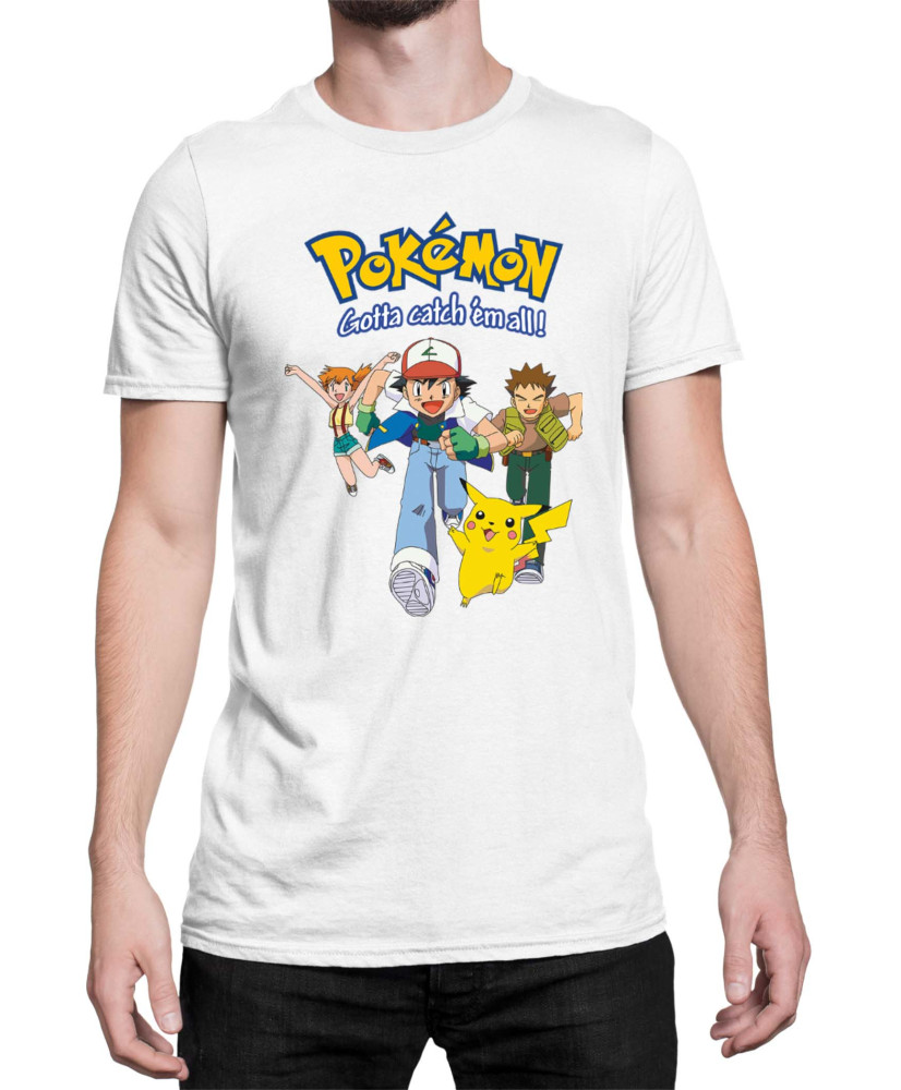 Мъжка Тениска Japan Manga Anime Comics Pokemon 01