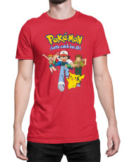 Мъжка Тениска Japan Manga Anime Comics Pokemon 01