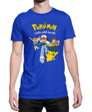 Мъжка Тениска Japan Manga Anime Comics Pokemon 01