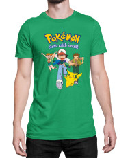 Мъжка Тениска Japan Manga Anime Comics Pokemon 01