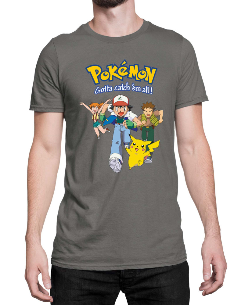 Мъжка Тениска Japan Manga Anime Comics Pokemon 01