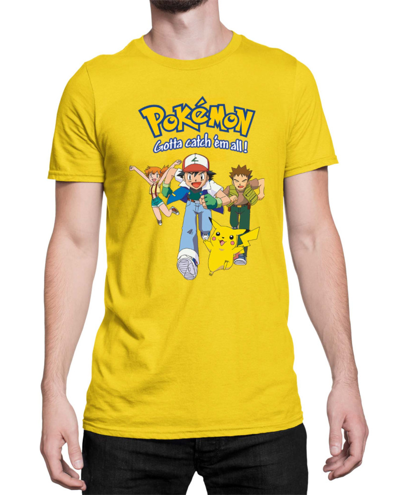 Мъжка Тениска Japan Manga Anime Comics Pokemon 01