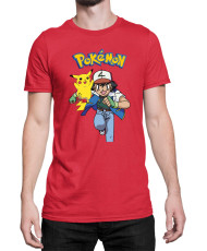 Мъжка Тениска Japan Manga Anime Comics Pokemon 02