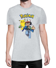 Мъжка Тениска Japan Manga Anime Comics Pokemon 02