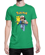 Мъжка Тениска Japan Manga Anime Comics Pokemon 02
