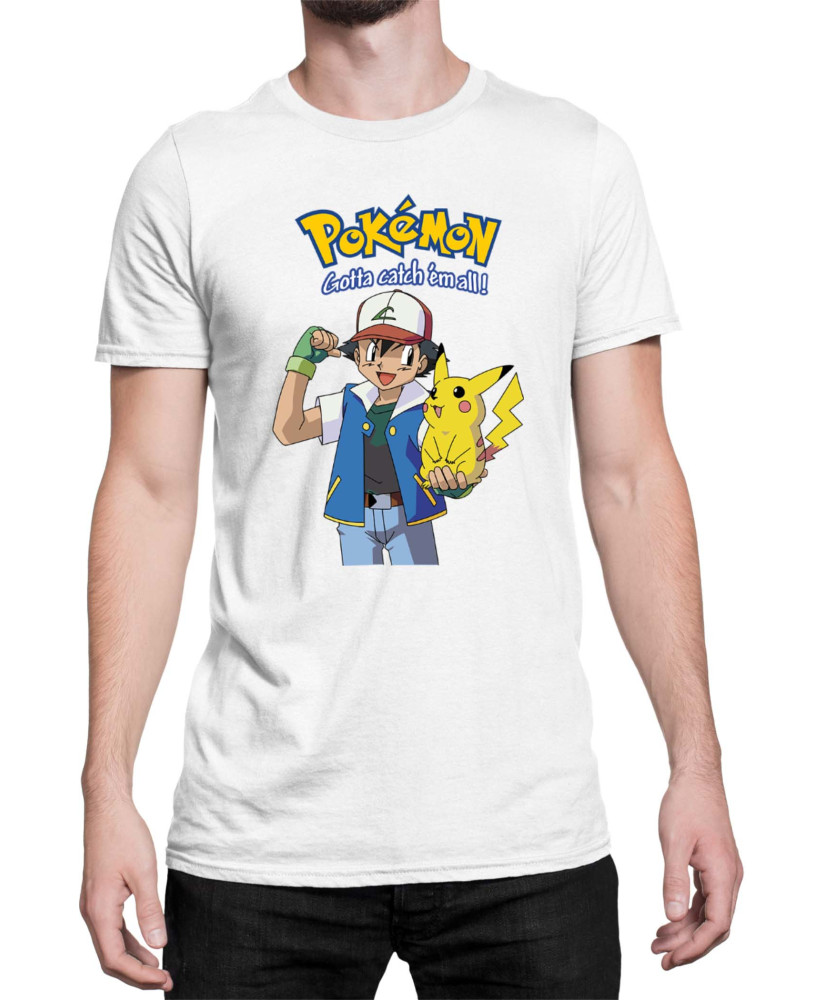 Мъжка Тениска Japan Manga Anime Comics Pokemon 03