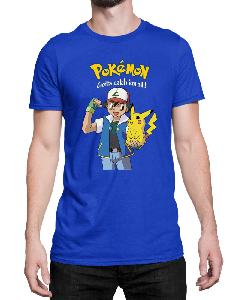 Мъжка Тениска Japan Manga Anime Comics Pokemon 03