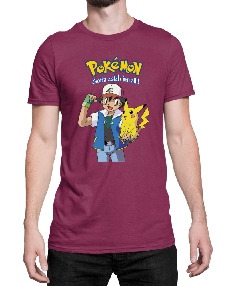Мъжка Тениска Japan Manga Anime Comics Pokemon 03