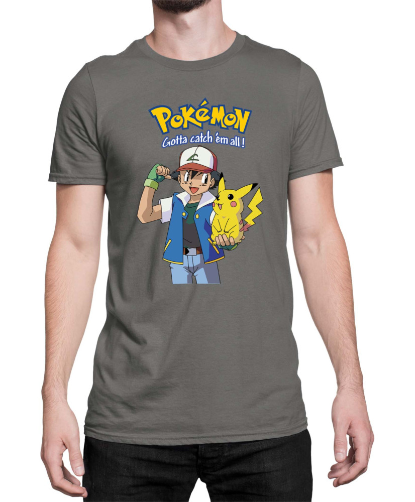 Мъжка Тениска Japan Manga Anime Comics Pokemon 03