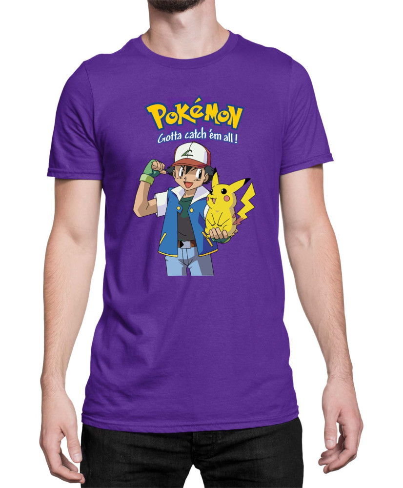 Мъжка Тениска Japan Manga Anime Comics Pokemon 03