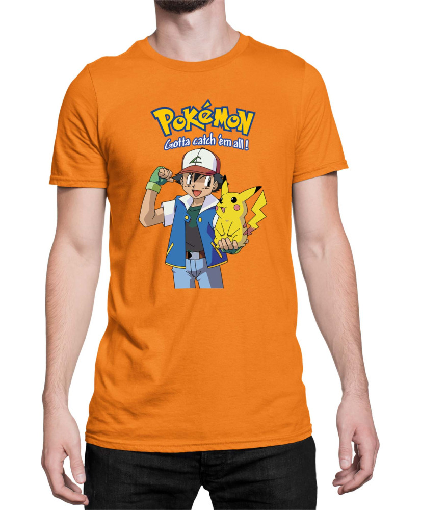 Мъжка Тениска Japan Manga Anime Comics Pokemon 03