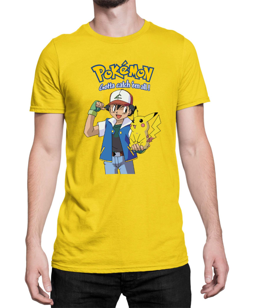 Мъжка Тениска Japan Manga Anime Comics Pokemon 03
