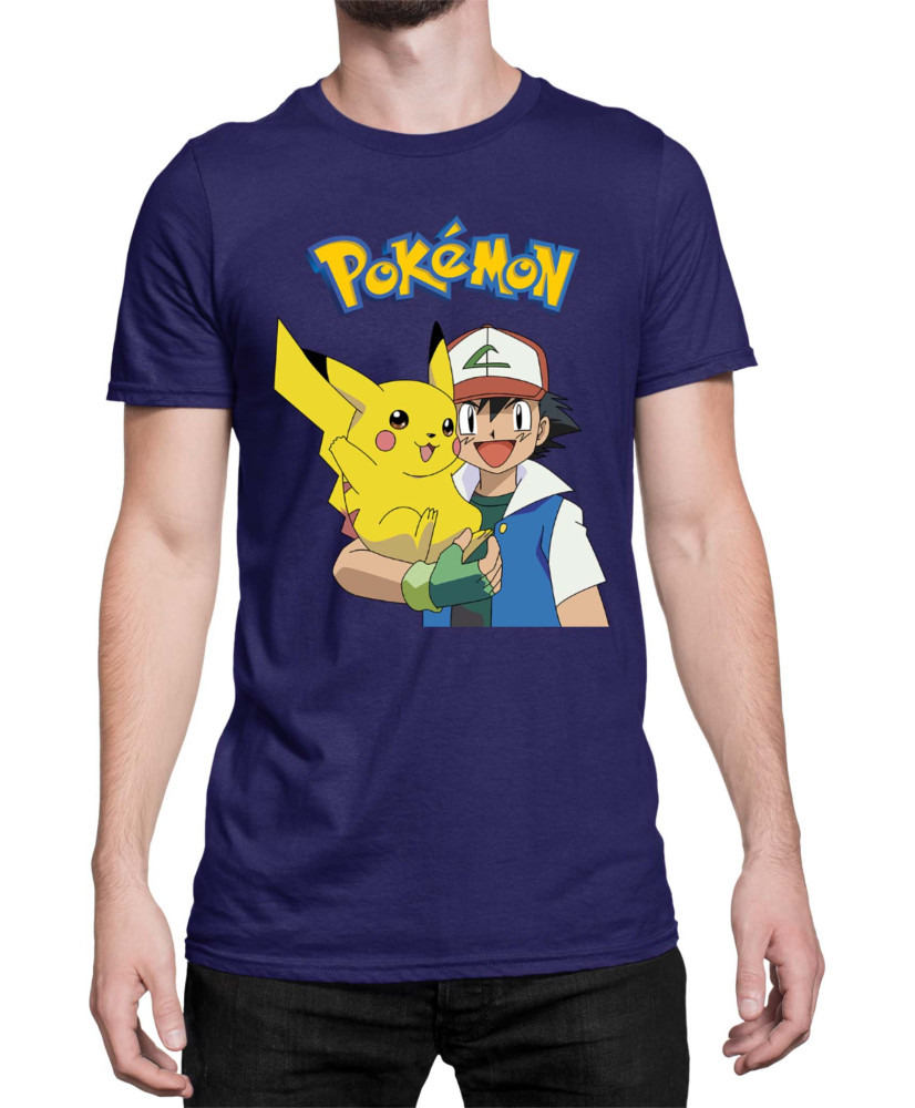 Мъжка Тениска Japan Manga Anime Comics Pokemon 04