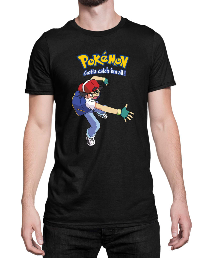 Мъжка Тениска Japan Manga Anime Comics Pokemon 05