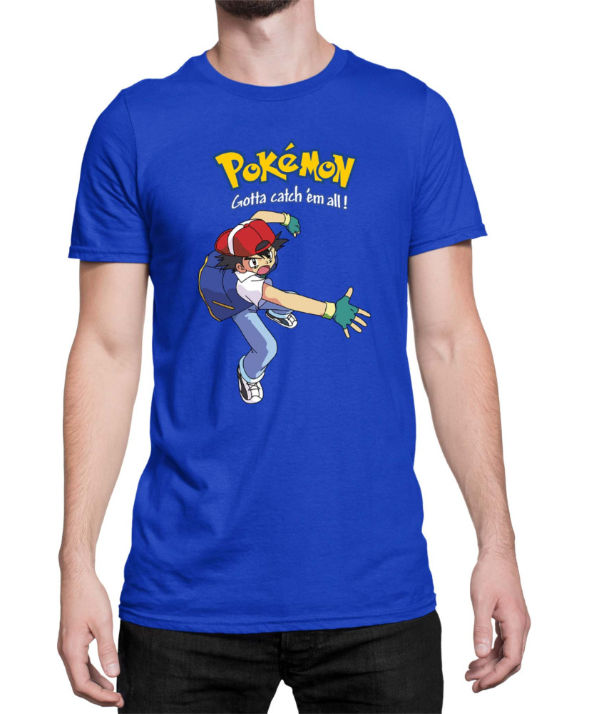 Мъжка Тениска Japan Manga Anime Comics Pokemon 05