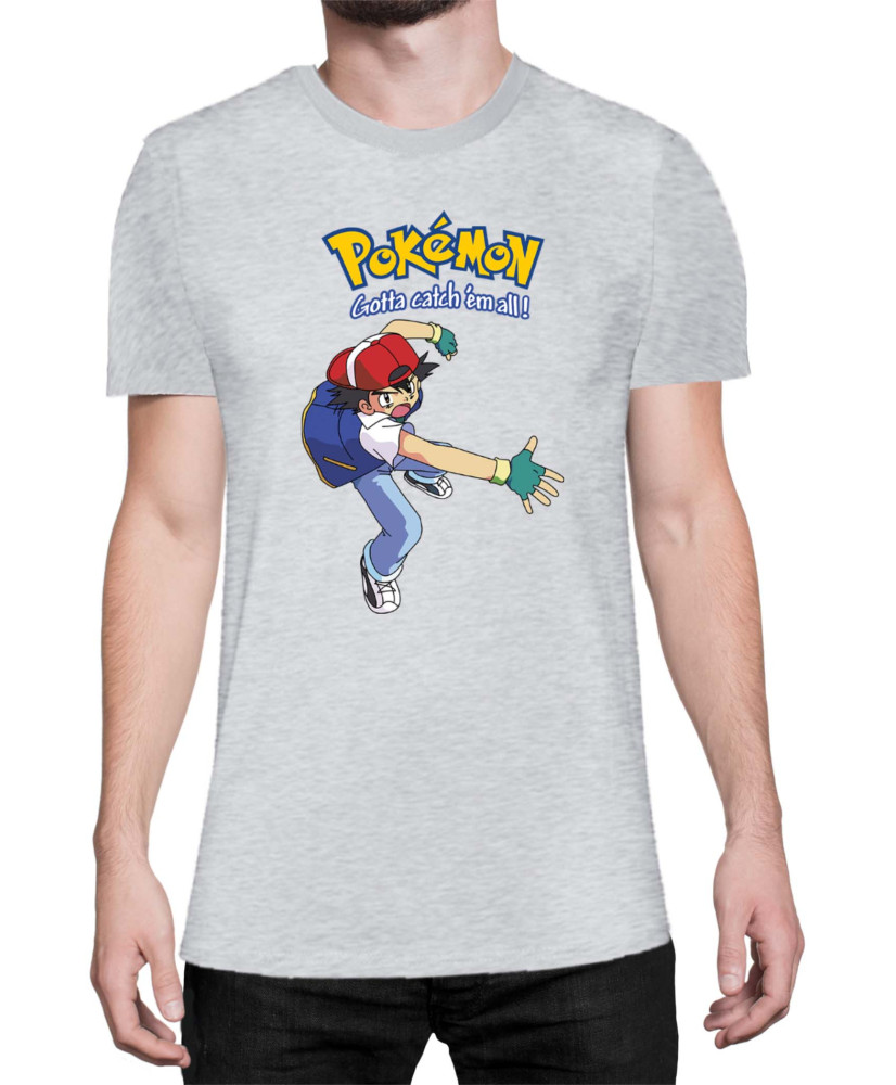 Мъжка Тениска Japan Manga Anime Comics Pokemon 05