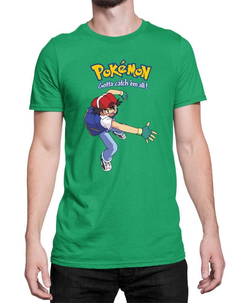 Мъжка Тениска Japan Manga Anime Comics Pokemon 05