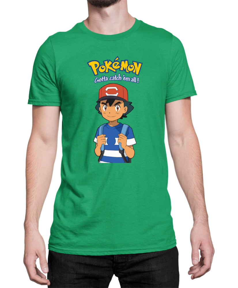 Мъжка Тениска Japan Manga Anime Comics Pokemon 07