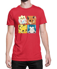 Мъжка Тениска Japan Manga Anime Comics Pokemon 08