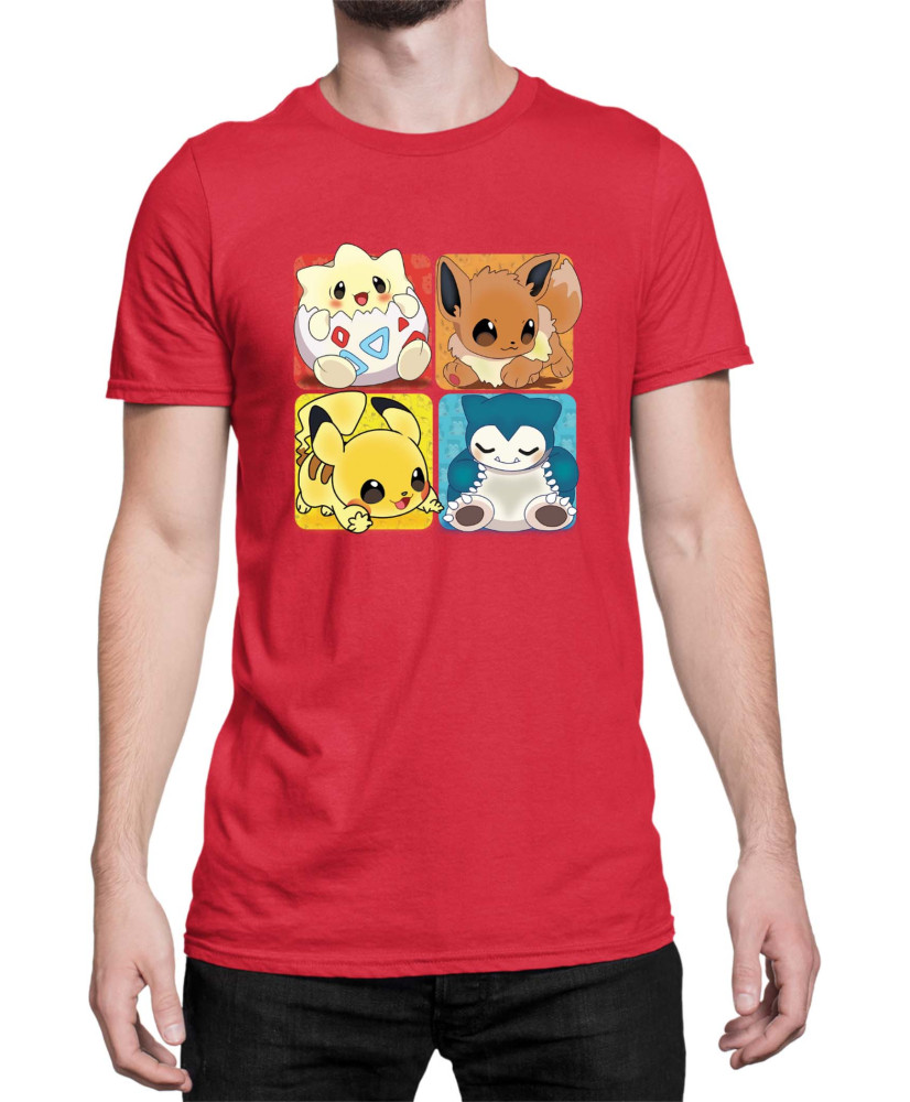 Мъжка Тениска Japan Manga Anime Comics Pokemon 08