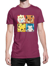 Мъжка Тениска Japan Manga Anime Comics Pokemon 08