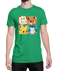 Мъжка Тениска Japan Manga Anime Comics Pokemon 08