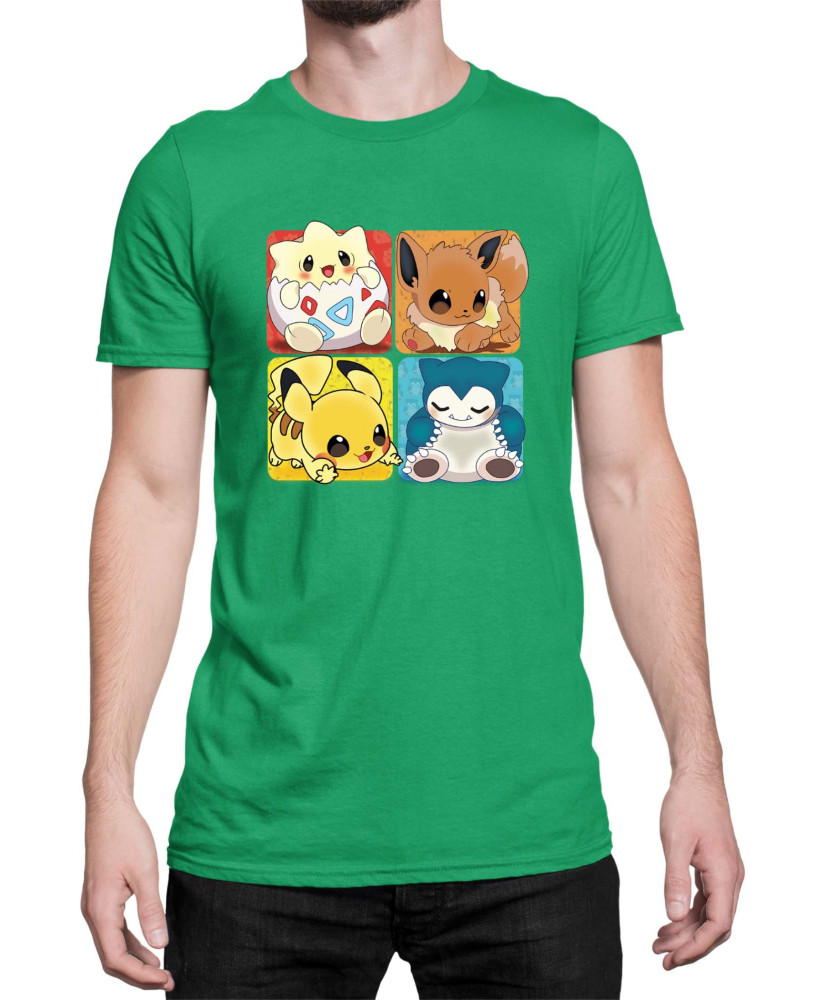 Мъжка Тениска Japan Manga Anime Comics Pokemon 08