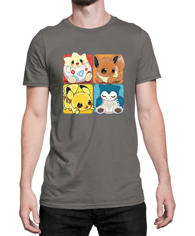 Мъжка Тениска Japan Manga Anime Comics Pokemon 08