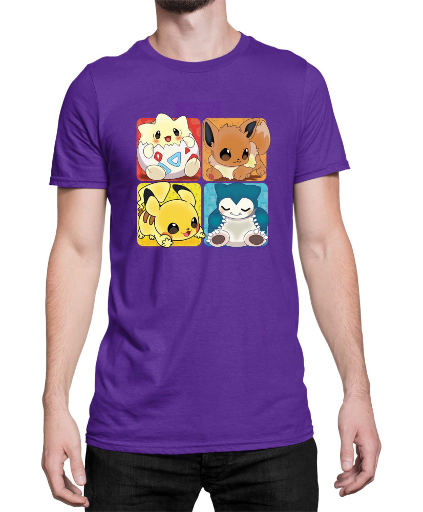 Мъжка Тениска Japan Manga Anime Comics Pokemon 08