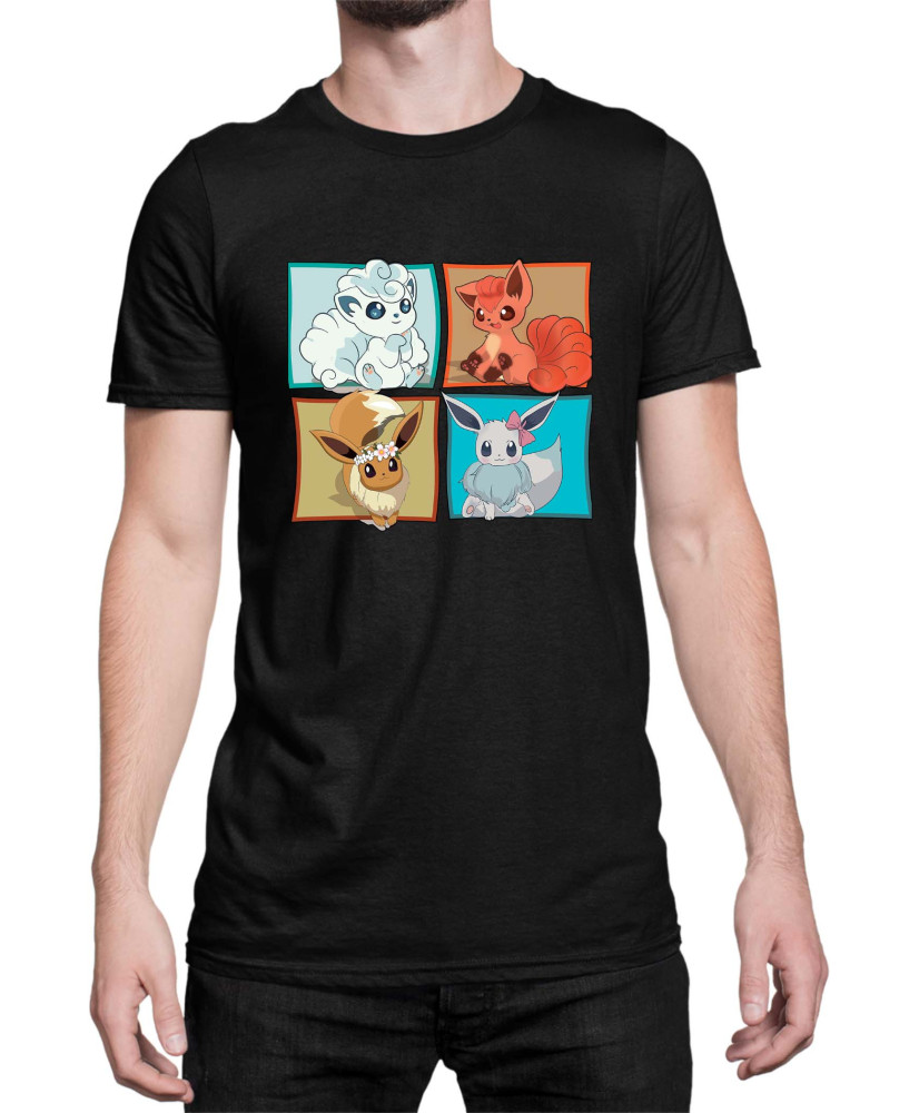 Мъжка Тениска Japan Manga Anime Comics Pokemon 09